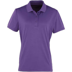 Premier - Polo COOLCHECKER - Femme (Violet)
