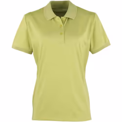 Premier - Polo COOLCHECKER - Femme (Vert clair)