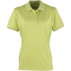 Premier - Polo COOLCHECKER - Femme (Vert clair)