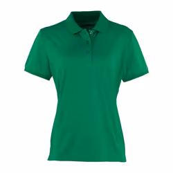 Premier - Polo COOLCHECKER - Femme (Vert)