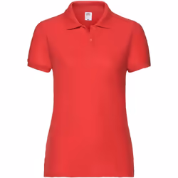 Fruit of the Loom - Polo LADY FIT 65/35 - Femme (Rouge)