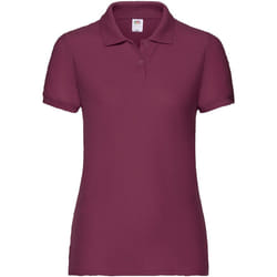 Fruit of the Loom - Polo LADY FIT 65/35 - Femme (Bordeaux)