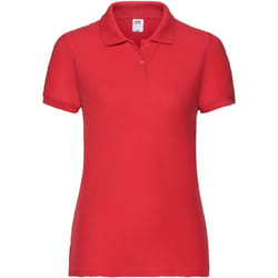 Fruit of the Loom - Polo LADY FIT 65/35 - Femme (Rouge)