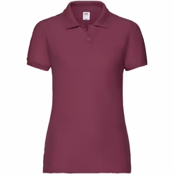 Fruit of the Loom - Polo LADY FIT 65/35 - Femme (Bordeaux)