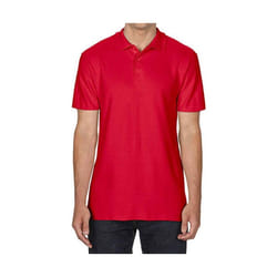 Gildan - Polo manches courtes - Homme (Rouge)