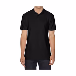 Gildan - Polo manches courtes - Homme (Noir)
