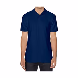 Gildan - Polo manches courtes - Homme (Bleu marine)