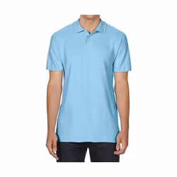Gildan - Polo manches courtes - Homme (Bleu clair)