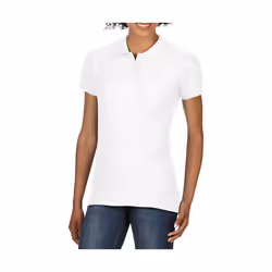 Gildan - Polo - Femme (Blanc)