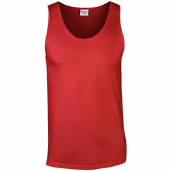 Gildan - Débardeur SOFTSTYLE - Adulte (Rouge)