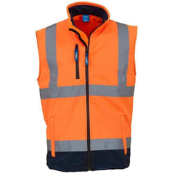 Yoko - Veste sans manches - Adulte (Orange / Bleu marine)