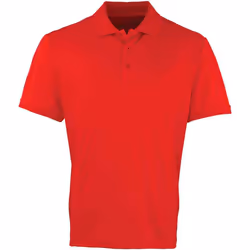 Premier - Polo COOLCHECKER - Homme (Rouge)