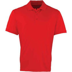 Premier - Polo COOLCHECKER - Homme (Rouge)