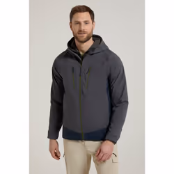 Mountain Warehouse - Veste softshell AMBIT - Homme (Gris foncé)