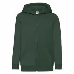 Fruit of the Loom - Veste à capuche - Enfant (Vert bouteille)
