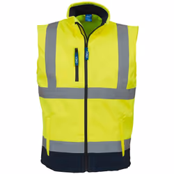 Yoko - Veste sans manches - Homme (Jaune / Bleu marine)