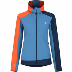 Dare 2B - Veste softshell AVIDLY - Femme (Bleu pâle / Mandarine)