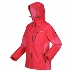 Regatta - Veste imperméable HIGHTON - Femme (Rose fluo / Flamant rose)