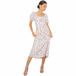 Dorothy Perkins - Robe mi-longue - Femme (Blanc) - 34