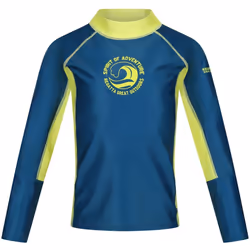 Regatta - Haut de bain HOKU - Enfant (Bleu marocain / Jaune verdâtre)