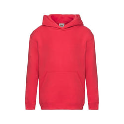 Fruit of the Loom - Sweat à capuche PREMIUM - Enfant (Rouge)