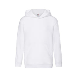 Fruit of the Loom - Sweat à capuche PREMIUM - Enfant (Blanc)
