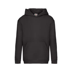 Fruit of the Loom - Sweat à capuche PREMIUM - Enfant (Noir)