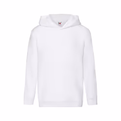 Fruit of the Loom - Sweat à capuche PREMIUM - Enfant (Blanc)