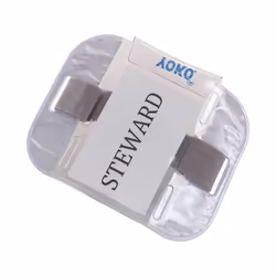 Yoko - Brassard d´identification - Adulte (Argenté)