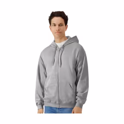 Gildan - Veste à capuche SOFTSTYLE - Homme (Gris)