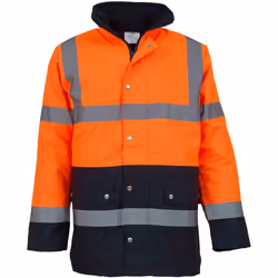 Yoko - Veste MOTORWAY - Adulte (Orange / Bleu marine)