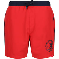 Regatta - Short de bain BENTHAM - Homme (Rouge vif / Bleu marine)