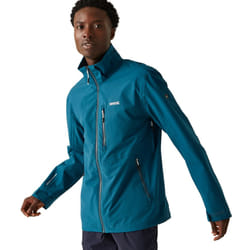 Regatta - Veste imperméable BOSFIELD - Homme (Bleu marocain / Jaune verdâtre)