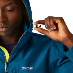 Regatta - Veste imperméable BOSFIELD - Homme (Bleu marocain / Jaune verdâtre)