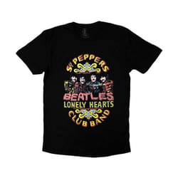 The Beatles - T-shirt SGT PEPPER - Adulte (Noir)