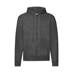 Fruit of the Loom - Veste à capuche CLASSIC - Adulte (Gris foncé chiné)