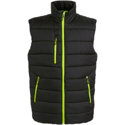 Regatta - Veste sans manches NAVIGATE - Homme (Noir / Vert citron)