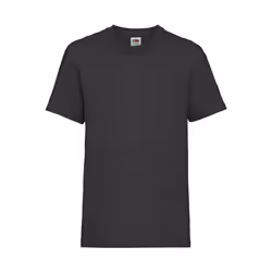 Fruit of the Loom - T-shirt VALUEWEIGHT - Enfant (Noir)
