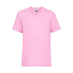 Fruit of the Loom - T-shirt VALUEWEIGHT - Enfant (Rose clair)