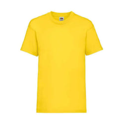 Fruit of the Loom - T-shirt VALUEWEIGHT - Enfant (Jaune)