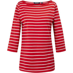 Regatta - Haut BAYLETTA - Femme (Rouge vif / Blanc)