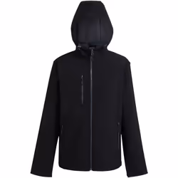 Regatta - Veste softshell NAVIGATE - Homme (Noir / Gris phoque)