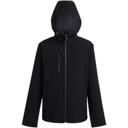 Regatta - Veste softshell NAVIGATE - Homme (Noir / Gris phoque)