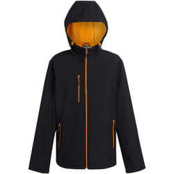 Regatta - Veste softshell NAVIGATE - Homme (Noir / Orange vif)