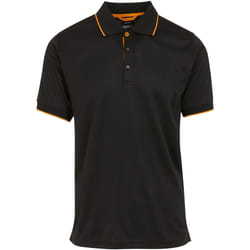 Regatta - Polo NAVIGATE - Homme (Noir / Orange vif)