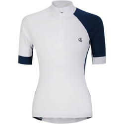 Dare 2B - Maillot de cyclisme COMPASSION - Femme (Blanc / Denim sombre)