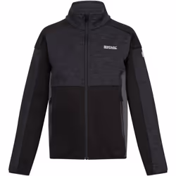 Regatta - Veste polaire HIGHTON - Enfant (Gris phoque / Noir)
