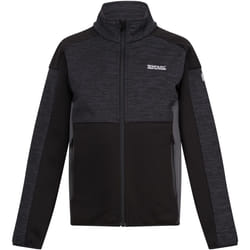 Regatta - Veste polaire HIGHTON - Enfant (Gris phoque / Noir)