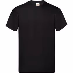 Fruit of the Loom - T-shirt ORIGINAL - Homme (Noir)