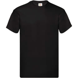 Fruit of the Loom - T-shirt ORIGINAL - Homme (Noir)